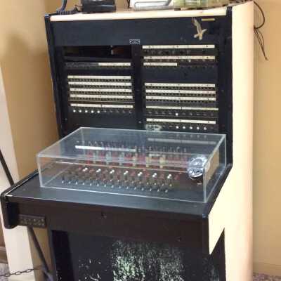 Western Electric Bell System switchboard from City Hall, Ca. 1920