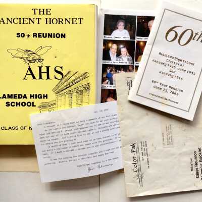 Class of 1944 and 1945 AHS Reunion booklets, 1984-2006