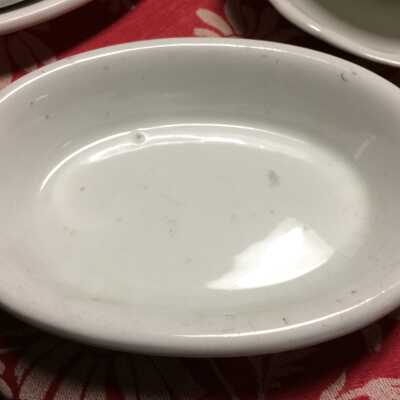 Mercer Ironstone dish of the Meyers family, before 1900