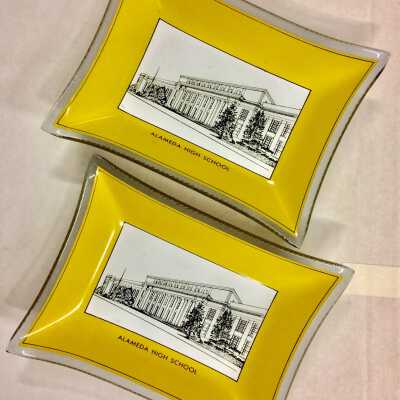 Alameda High School Souvenir Ash Trays, c. 1981