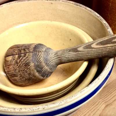 Grinding pestle of the Macdonald family, early 1900s
