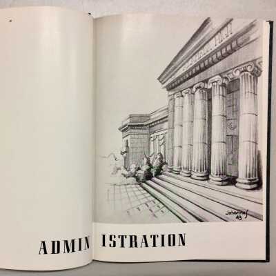 Alameda High School 'Acorn' Yearbook of Frank Perkins, for 1943