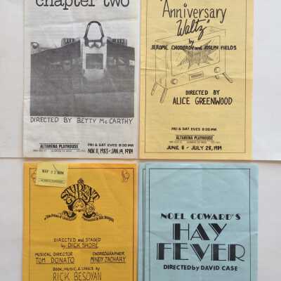 Programs performances Altarena Playhouse, 1984