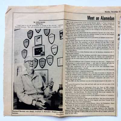 Times-Star Clipping about Raymond Bowman, 1979