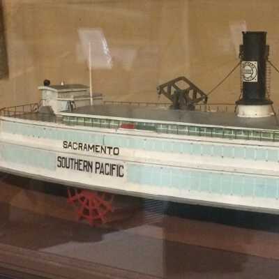 Last ride Southern Pacific ferry "Sacramento" model, 1939