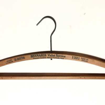 Advertising Hanger for Bernardi's Dry Cleaning, prior to 1970