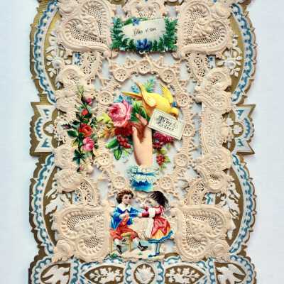 Valentine from Mrs. Amos Mecartney to James McDonell, 1882
