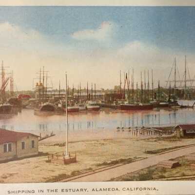 Postcard Shipping in the Estuary, c. 1915