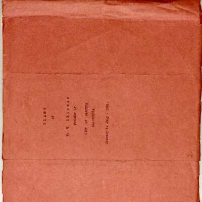 Typed copy of diary of W. W. Chipman, January-July 1855