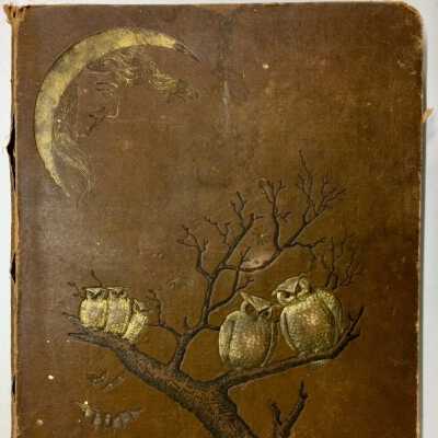 Scrapbook of cards compiled by the Starr family, c. 1890s