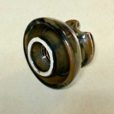 Pottery insulator used by the Bureau of Electricity, prior 2018
