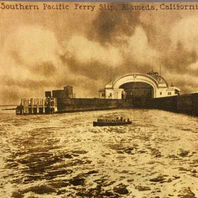 Southern Pacific Ferry Slip, Alameda Mole, Ca. early 1900s