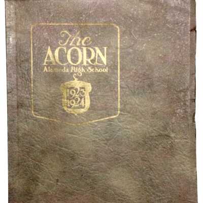 Alameda High School 'The Acorn' Yearbook, 1923-1924