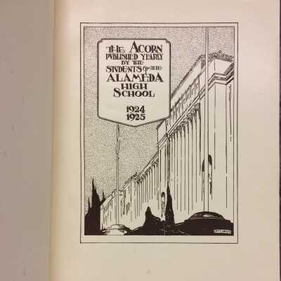 Alameda High School 'Acorn' Yearbook 1924-1925