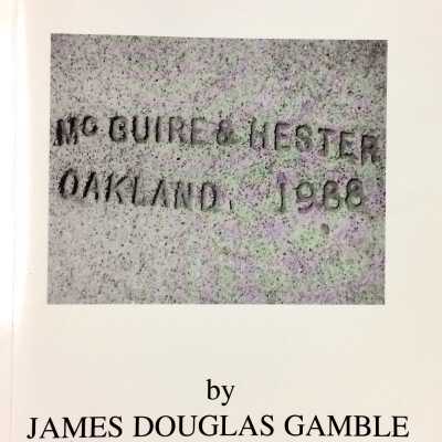 'The sidewalks of Alameda', by James Gable, authographed 2nd edition, 2006
