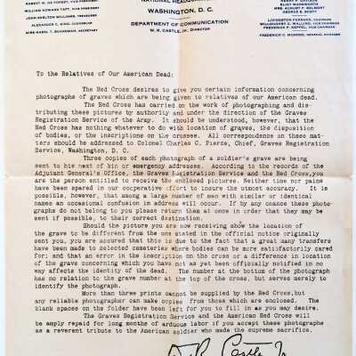 Letter (mentioned, no number)