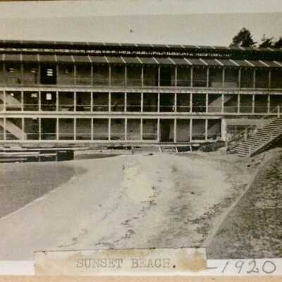 Photo of sunset beach, 1920