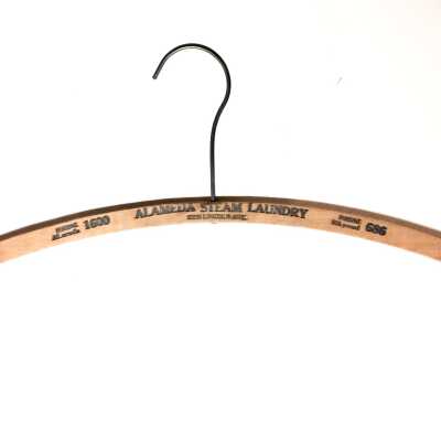Advertising hanger for the 'Alameda Steam Laundry', prior to 1970