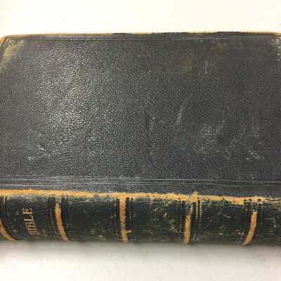 Ayre and Spottiswoode Bible, 1884, of Robert H. Blake