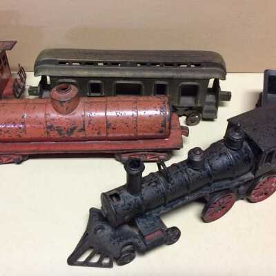 Cast Iron 5 part Train, c. 1900