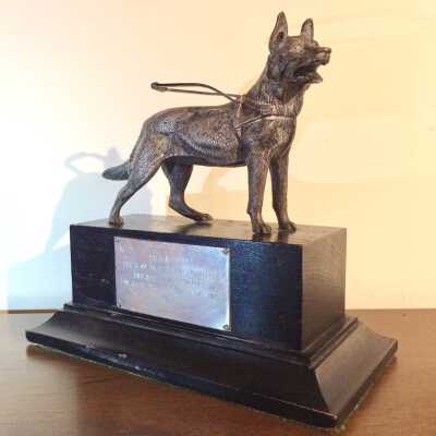 Trophy of the Alameda Branch of Guide Dogs for The Blind, 1976