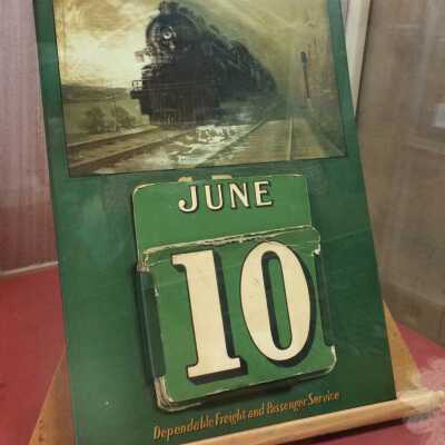 Southern Pacific Station Calendar, c. 1900?