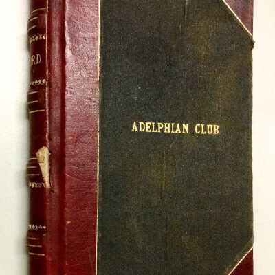 Book of Minutes of Meetings of the Adelphian Club, 1919-1923