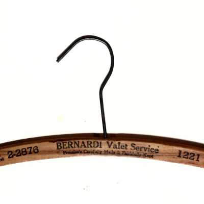 Advertising Hanger from Bernardi's Dry cleaning, before 1970