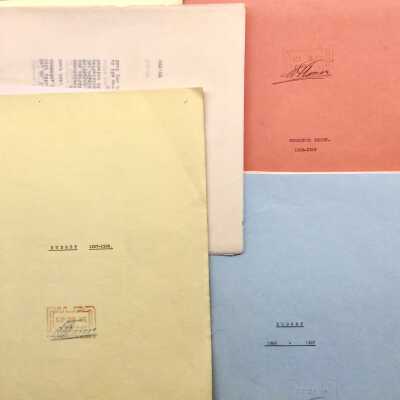 Documents relating to City budgets, 1922-1923, 1926-1927