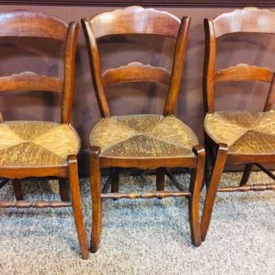 Dining room chairs of Wm. Frank Stone, c. 1890s-1900s