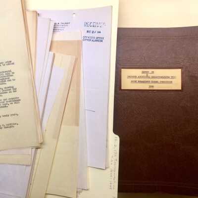 Correspondence about the second Estuary Tube, 1944-1946