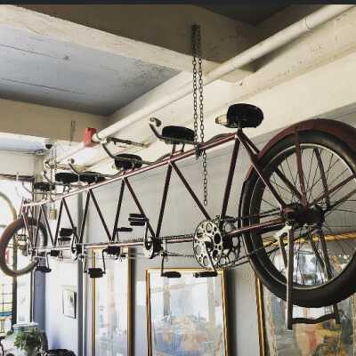 Six-seat Amaral bicycle, 1931
