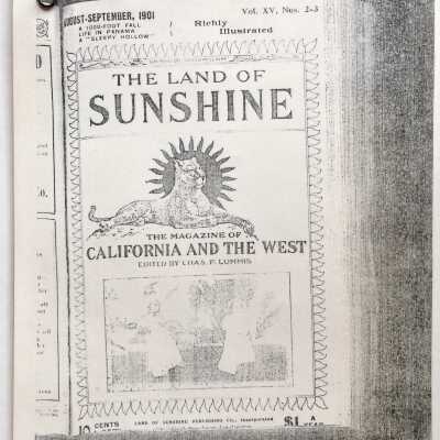 Photocopy of article about Alameda from 'The Land of Sunshine', 1901
