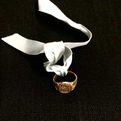 Baby ring of Edward William Fowler, c. 1920