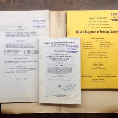 Reports on Bay Crossings, 1949