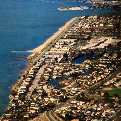 Postcard of Aerial View of South Shore Development, c. 1990