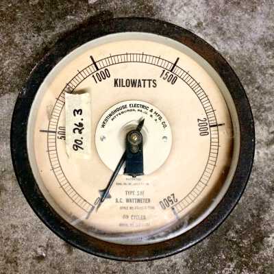Westinghouse SM-A.C. Wattmeter, c. 1914