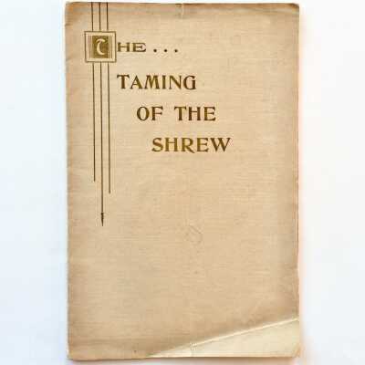Program 'The Taming of the Shrew', Alameda High School Class of 1908 performance