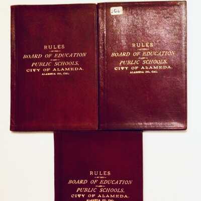 Rules of the Board of Education, 1892