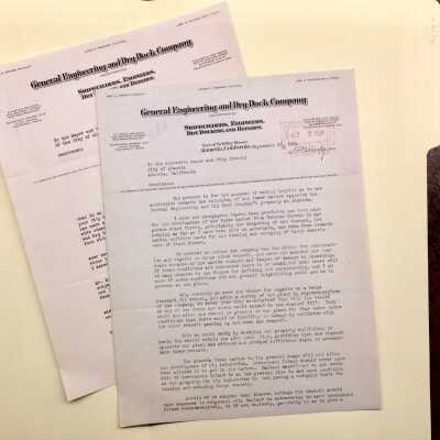 Request for removal of Government Island, 1924 (old file 111)