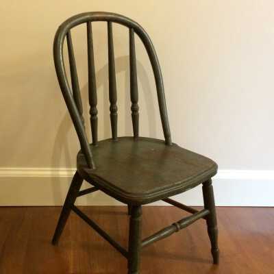 Child's chair made by the Bennett Furniture Manufacturing Company, Ca. 1879