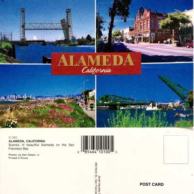 Postcards of Alameda, printed by Smith Novelty Co., c. 2000
