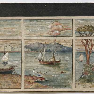 Prototype sketch for a stained glass window, after 1928