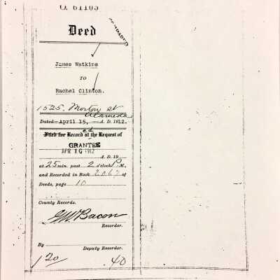 Research papers relating to the Clinton family, 1994