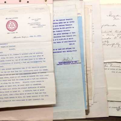Board of Trustees Correspondence, June - Nov 1905