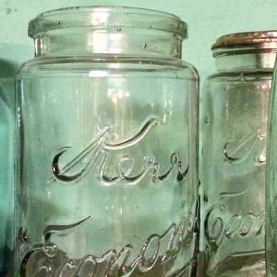 Kerr-Economy canning jar from 1210 Pearl Street, 1920s