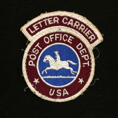 Letter Carrier Emblem from the uniform of Paul Strebel, 1965-1970