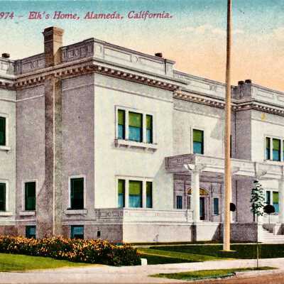 Photo postcard, exterior Elks Building, c. 1910