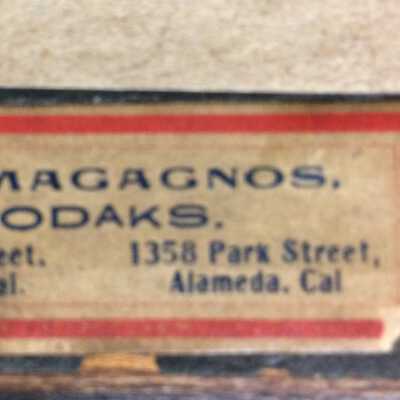 Framer’s label: Framed by C.P. Magagnos