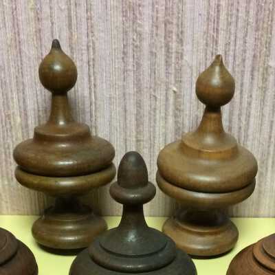 Finials from the Dwinelle home, 1272 Weber Street, c. 1890